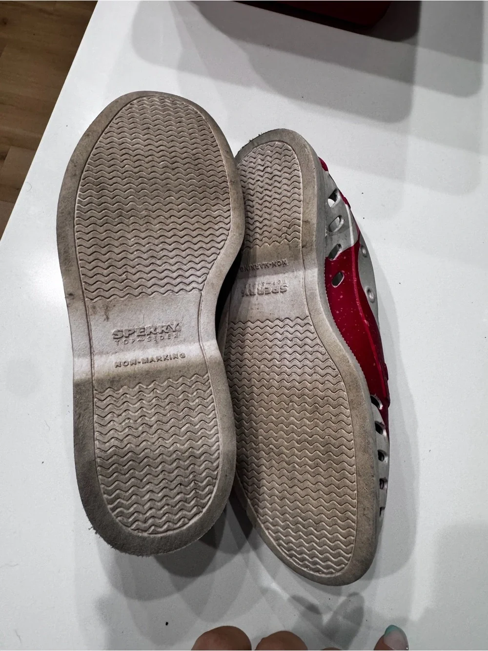 Sperry Women's Size7 mens 5 Float Starsstripes Rubber Boat Shoes